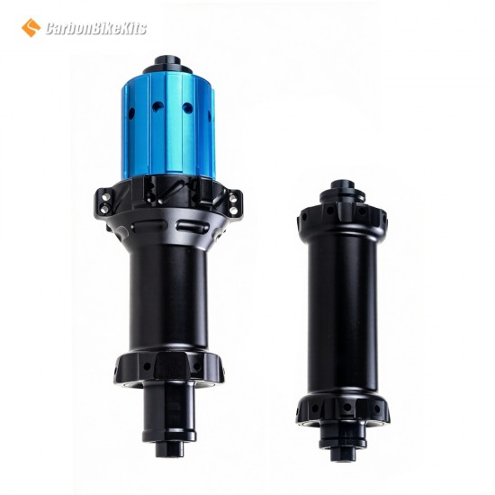 Coppia mozzi superleggeri per bici pieghevole e minivelo V-brake anteriore 74mm posteriore 130mm 18-21 fori